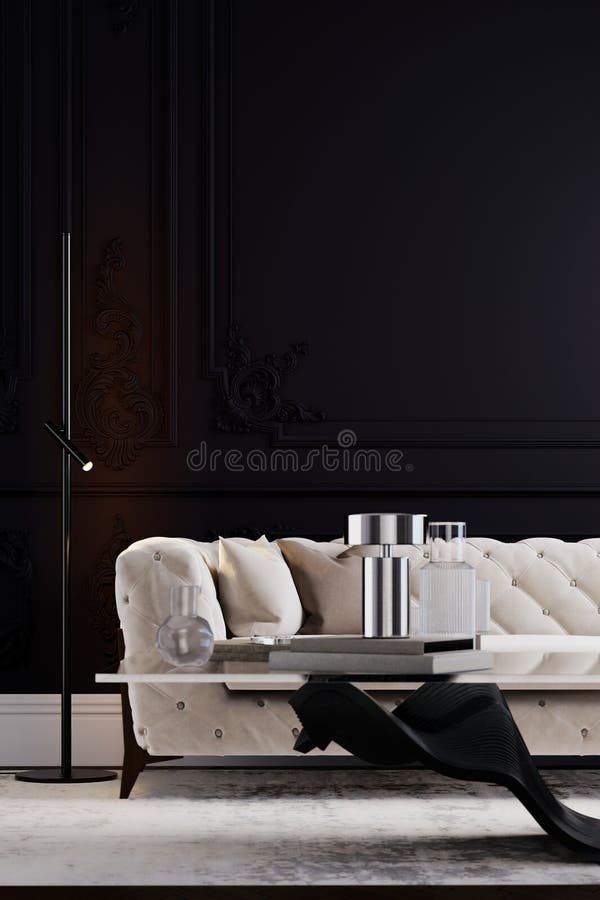 Luxury wallpaper installation in a living room